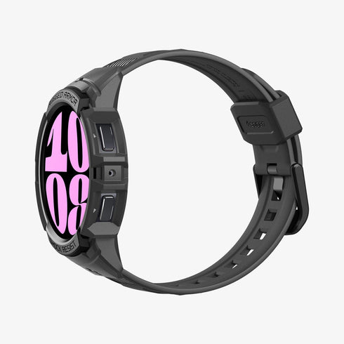 ACS06488 - Galaxy Watch 6 Classic (47mm) Case Rugged Armor Pro in black showing the front